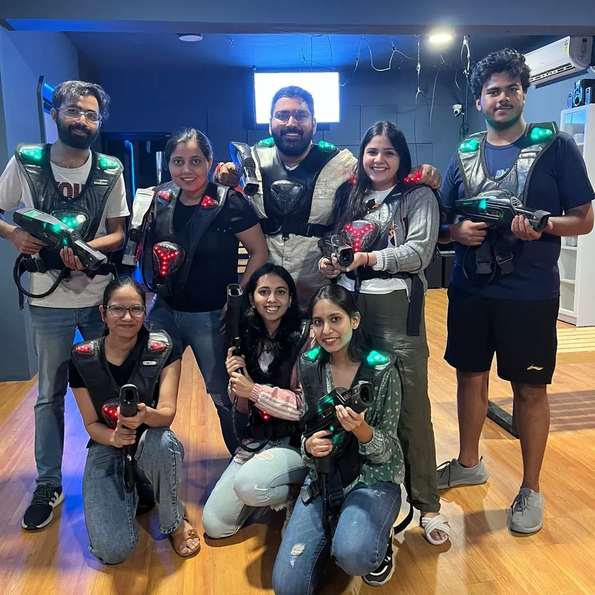 A group experience at Mysteries and Lasers Bengaluru